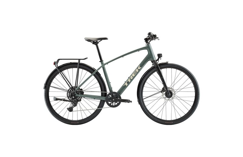 Hybridcykel Trek FX Sport AL Equipped Keswick Green/Lichen Green Splatter