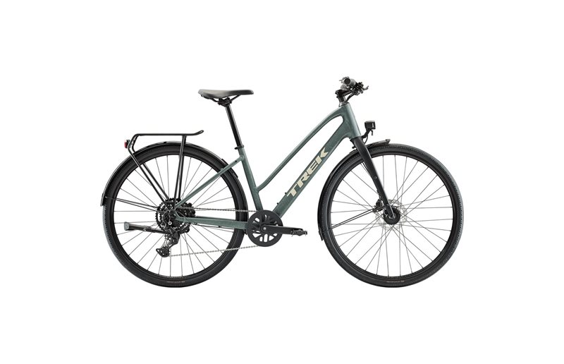 Hybridcykel Trek FX Sport AL Equipped Midstep Keswick Green/Lichen Green Splatter