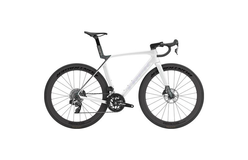 Racercykel Trek Madone SL 6 AXS Gen 8 Crystal White/Deep Smoke