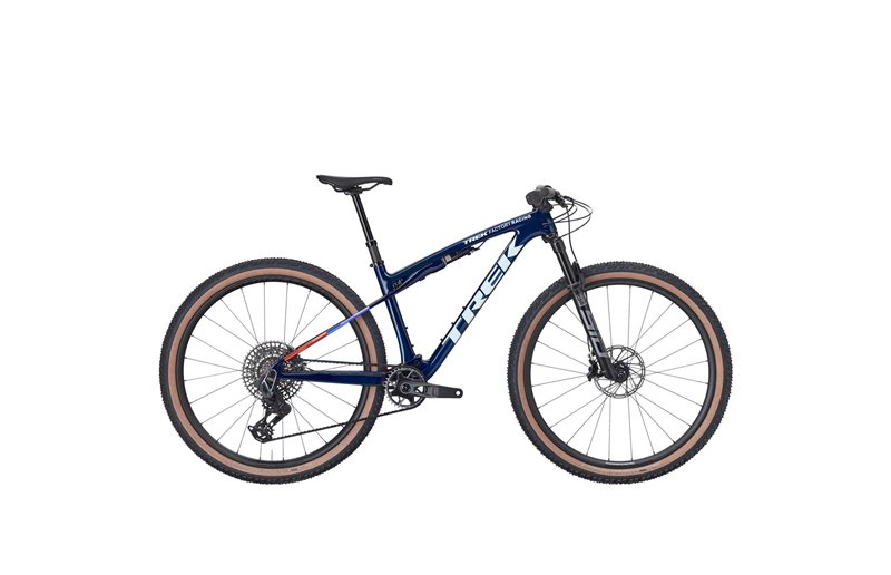 Heldämpad MTB Trek Supercaliber SLR 9.8 XO AXS Navy Smoke