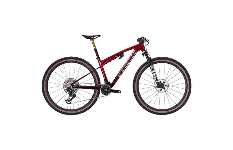 Heldämpad MTB Trek Supercaliber SLR 9.9 XX Flight Attendant Gen 2 Red Smoke/Drizzle