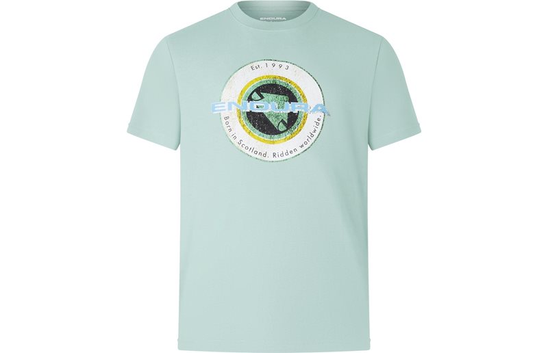Cykeltröja Endura Ltd Graphic Tee Heritage Icon Sage