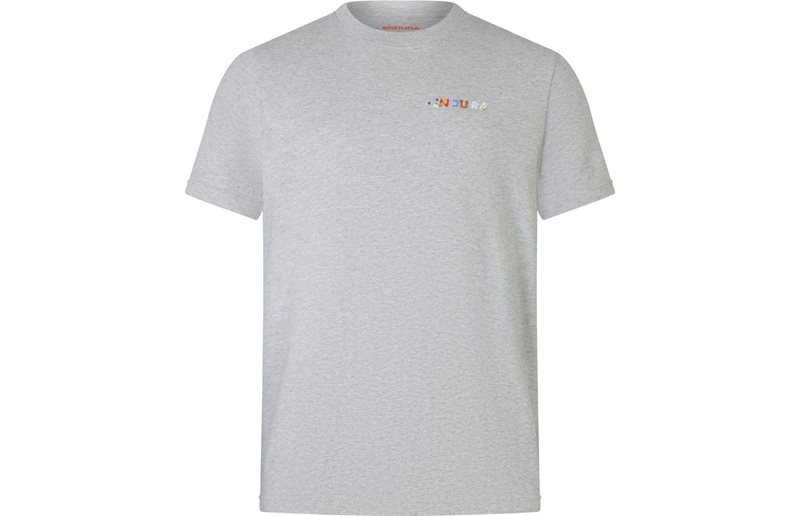 Cykeltrøje Endura Ltd Graphic Tee Wildflowers Grey
