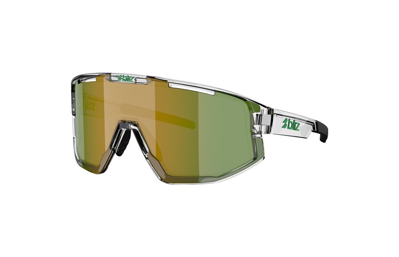 Cykelbriller Bliz Fusion Small Transparent White-Green