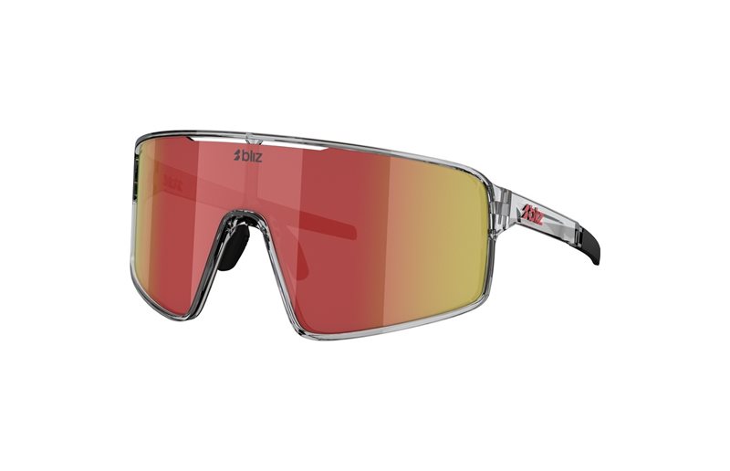 Cykelglasögon Bliz P001 Transparent Dark Grey-Red