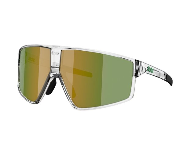 Cykelbriller Bliz P002S Transparent White-Green