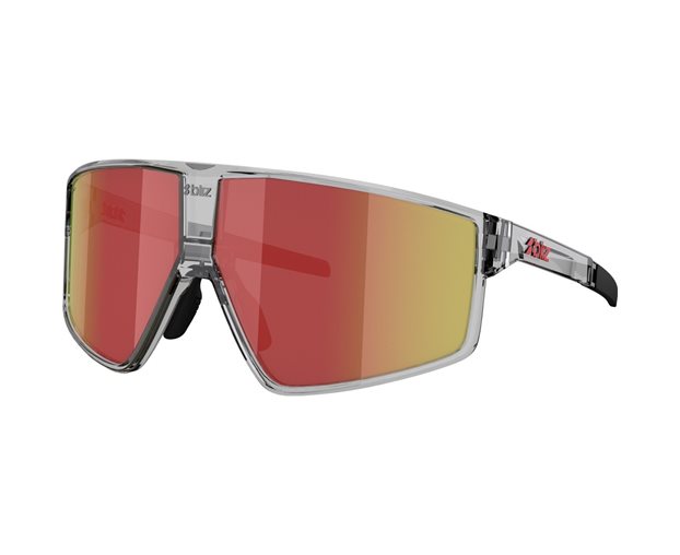 Cykelglasögon Bliz P002 Transparent Dark Grey-Red