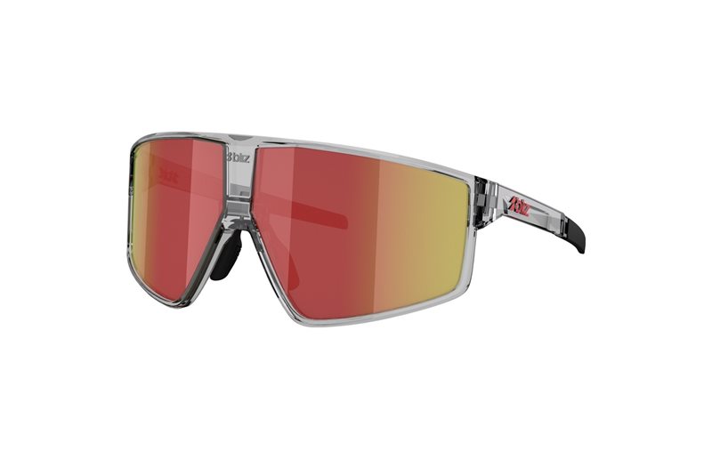 Cykelbriller Bliz P002 Transparent Dark Grey-Red
