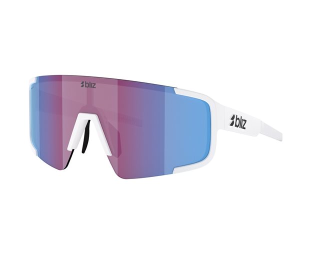 Cykelglasögon Bliz P003S Matte White-Rose/Violet Mirror Blue