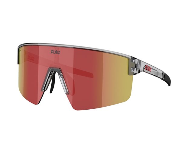 Cykelbriller Bliz P004 Transparent Dark Grey-Red