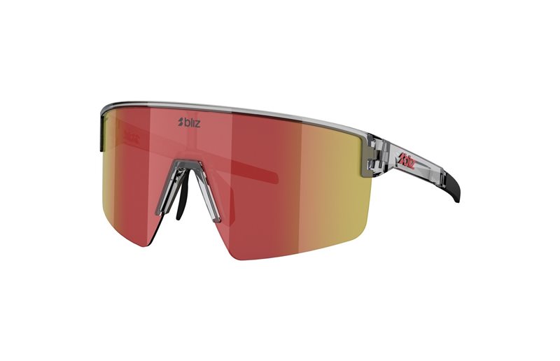 Cykelbriller Bliz P004 Transparent Dark Grey-Red