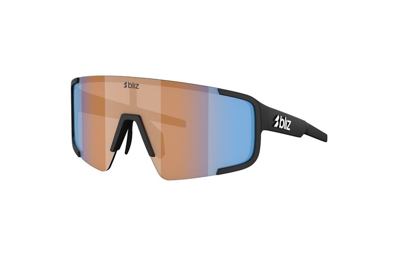 Cykelglasögon Bliz P003 Matte Black-Coral/Orange Mirror Blue