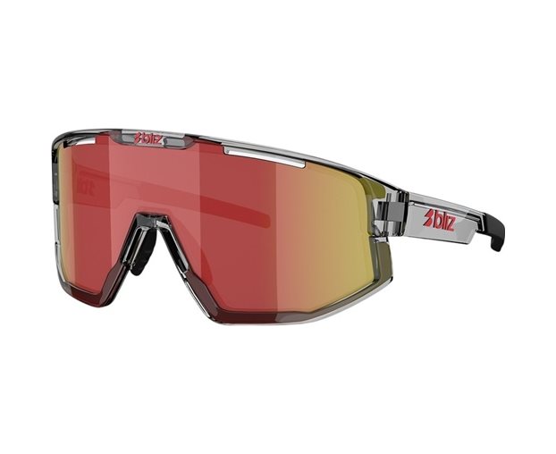 Cykelglasögon Bliz Vision Transparent Dark Grey-Red