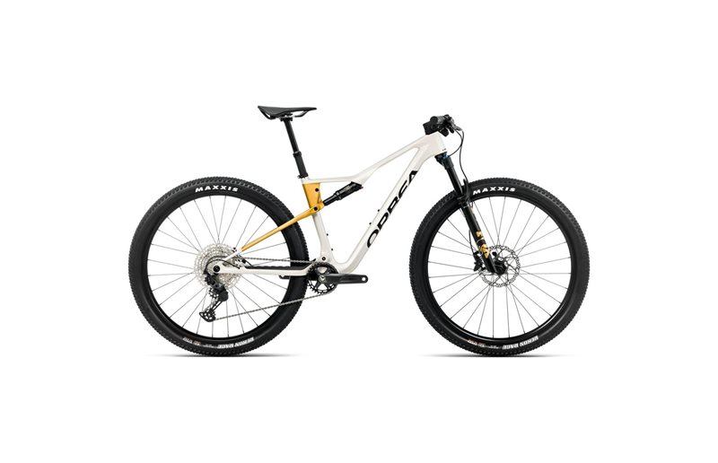 Fulldempet MTB Orbea Oiz M30 Ivory White/Bumblebee Yellow