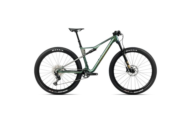 Fulldempet MTB Orbea Oiz M30 Seaweed Carbon View/Spaceship Green