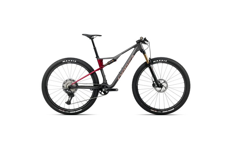 Heldämpad MTB Orbea Oiz M-Pro XT Di2 Diamond Carbon View/Cherry Red