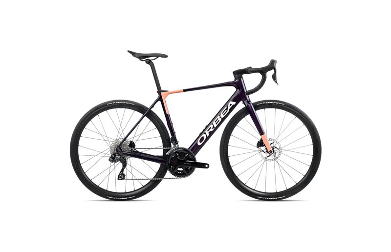 Maantie sähköpyörä Orbea Gain M30i 353Wh 105 Di2 Fantasy Purple Carbon View/Orange Cloud