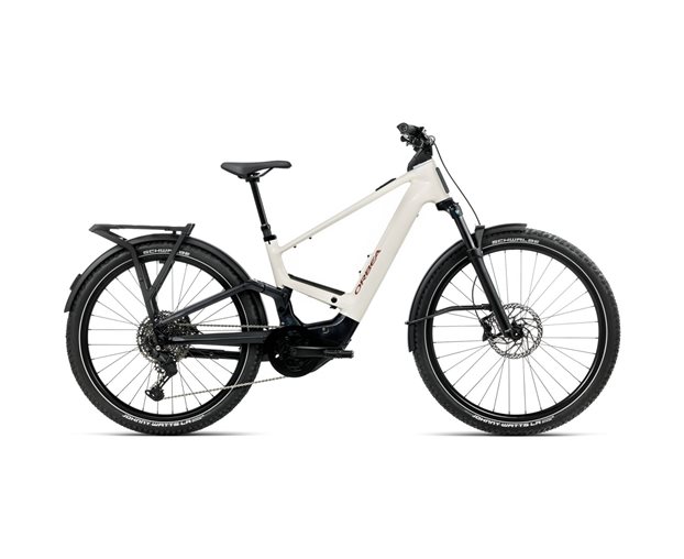 El-hybridcykel Orbea Muga 30 600Wh Ivory White/Black