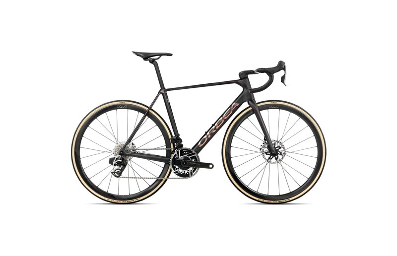 Racercykel Orbea Orca M11eLTD PWR Red AXS Diamond Carbon View/Sunset Carbon View