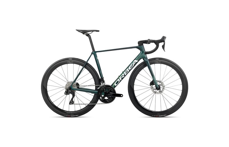 Landeveissykkel Orbea Orca M30iLTD PWR 105 Di2 Escape Green/Carbon View Matt