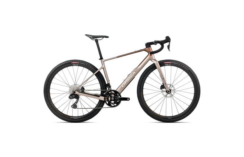 Gravel pyörä Orbea Terra M20iTeam GRX Di2 Nickel/Met Cinnamon