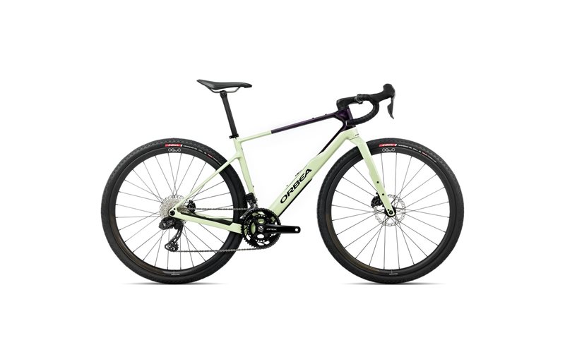 Gravel pyörä Orbea Terra M20iTeam GRX Di2 Acid Gum/Fantasy Purple Carbon View