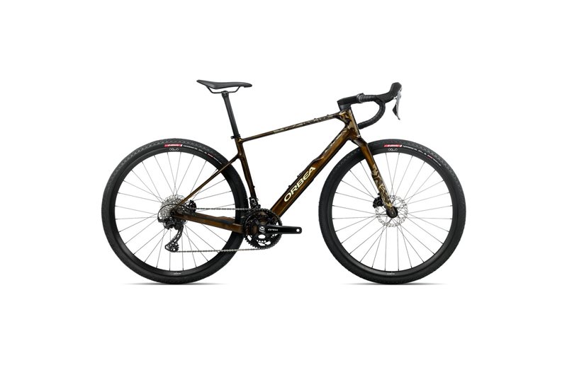 Gravel pyörä Orbea Terra M20Team Caramel Carbon View