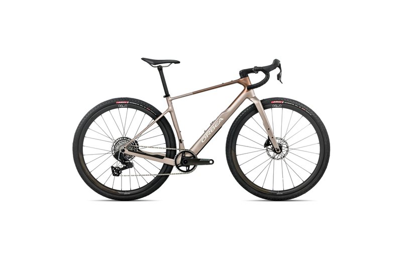 Gravelbike Orbea Terra M21eTeam 1X Force AXS Nickel/Met Cinnamon