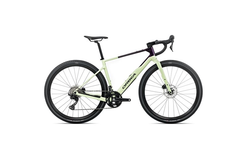 Gravel pyörä Orbea Terra M30Team GRX Acid Gum/Fantasy Purple Carbon View