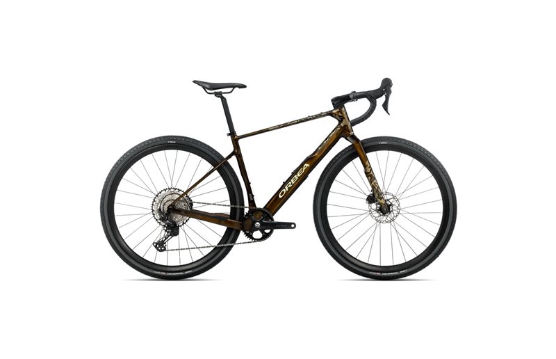 Gravel pyörä Orbea Terra M30Team 1X GRX Caramel Carbon View