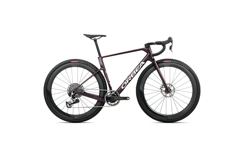 Gravel pyörä Orbea Terra Race M11eLTD 1X Red AXS Sunset Carbon View