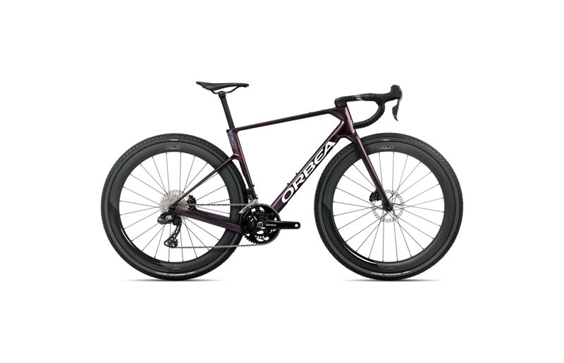 Gravelbike Orbea Terra Race M20iLTD GRX Di2 Sunset Carbon View