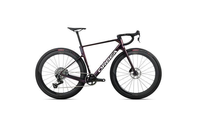Gravelbike Orbea Terra Race M21eLTD 1X Force AXS Sunset Carbon View