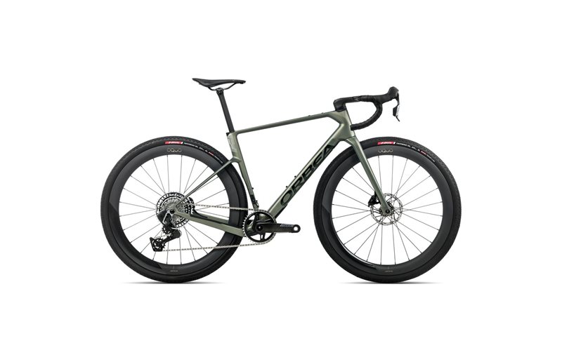 Gravelbike Orbea Terra Race M21eLTD 1X Force AXS Spaceship Green