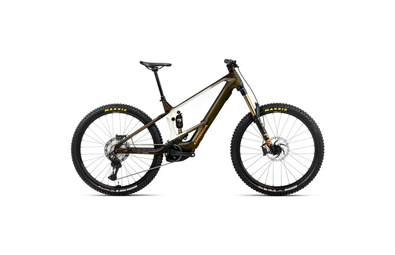 El MTB Orbea Wild M-Team 750Wh XT Di2 Caramel Carbon View/Cream White