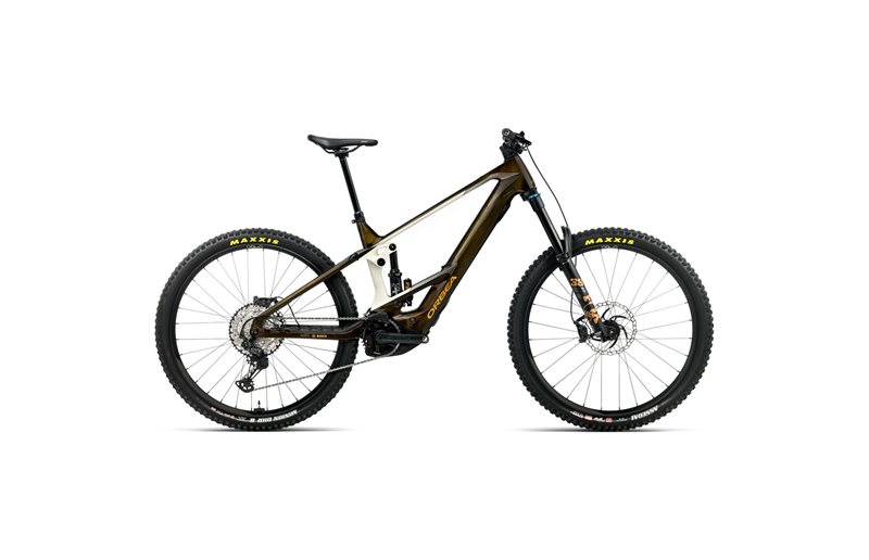 El MTB Orbea Wild M10 Mullet 750Wh Caramel Carbon View/Cream White