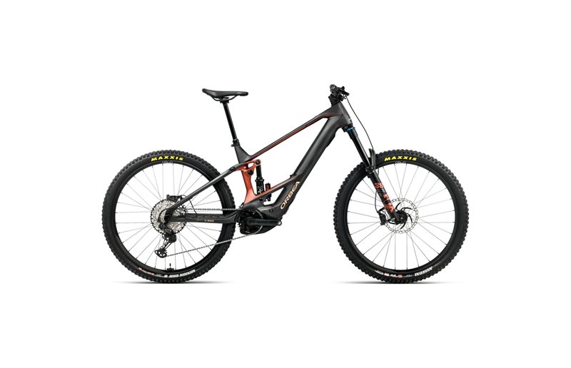 El MTB Orbea Wild M10 Mullet 750Wh Diamond Carbon View/Mars Red