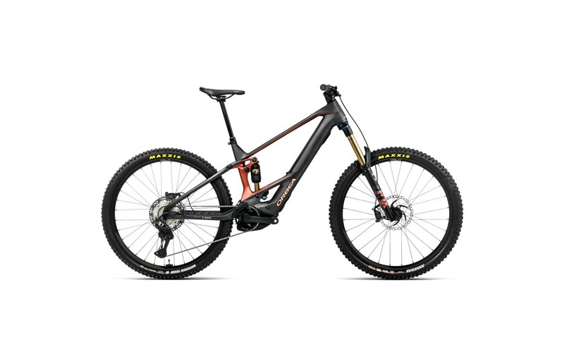 El MTB Orbea Wild M-Team Mullet 750Wh XT Di2 Diamond Carbon View/Mars Red