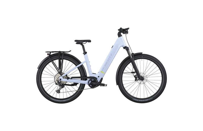 Hybridcykel el Scott Axis 20 Wave Icy Blue