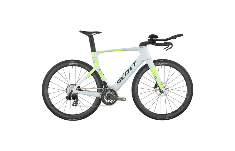 Triathloncykel Scott Foil RC TRI Cumulus White