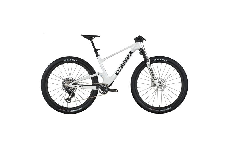 Täysjousto maastopyörä Scott Spark RC World Cup EVO White