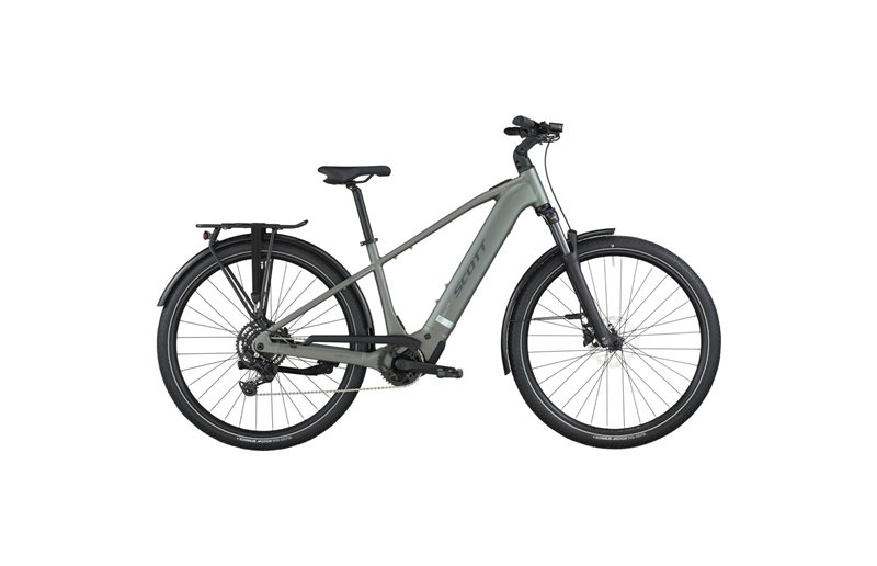 Hybridcykel el Scott Sub Sport 30 Highland Green