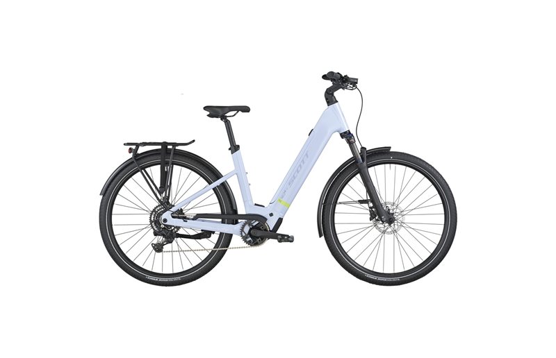 Hybridcykel el Scott Sub Sport 30 Wave Icy Blue
