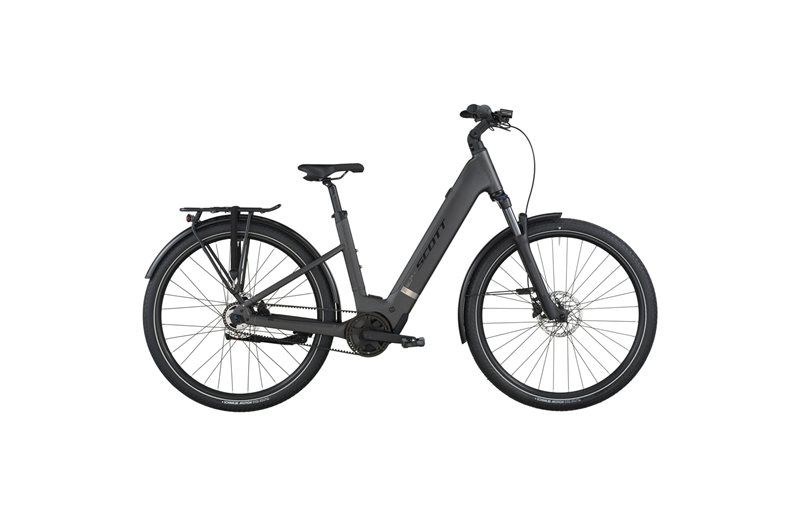 Hybridcykel el Scott Sub Tour 30 Wave Midnight Grey