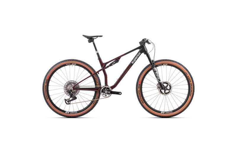 Heldämpad MTB Superior XF 9.9 Team Gloss Red Carbon/Black