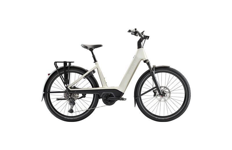 Elcykel Trek Charter+ 5 540Wh Lowstep Lunar Silver