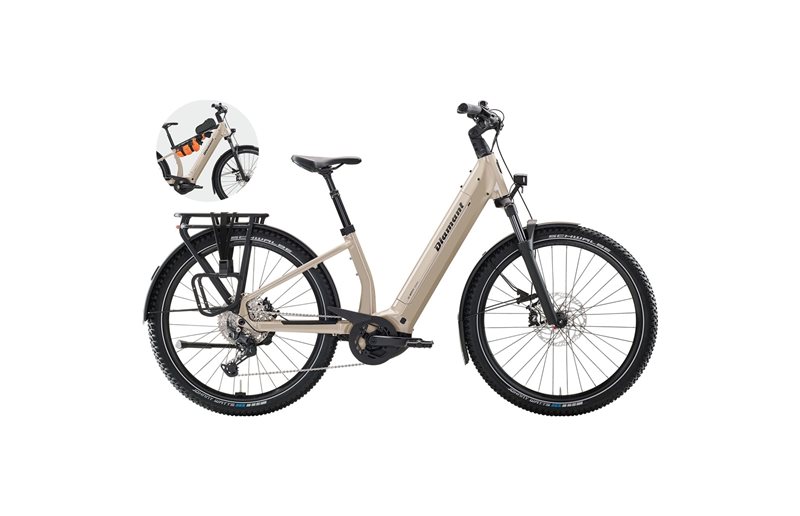 Sähköpyörä Diamant Suvea Trip Plus 600Wh Lehmbeige