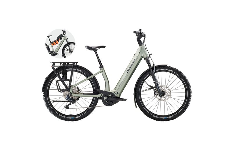 Elcykel Diamant Suvea Trip Pro 600Wh HeugrüN