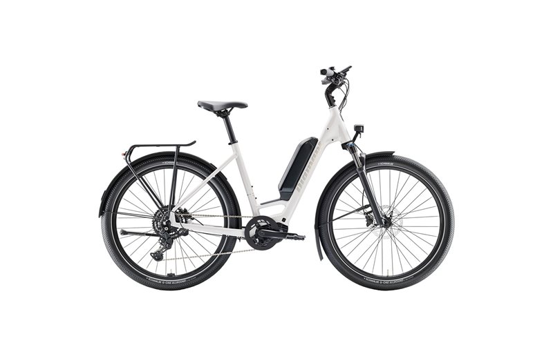 Elcykel Diamant Zing Trip Core Lowstep 545Wh Baumwollweiss Metallic