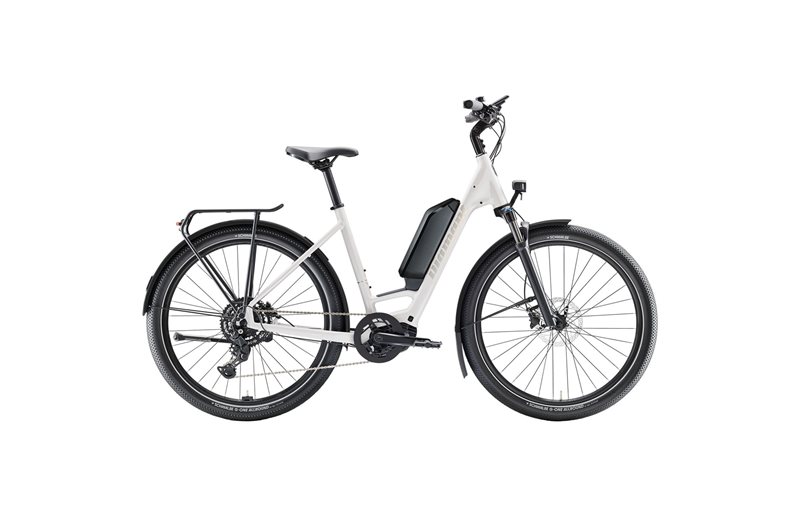 Sähköpyörä Diamant Zing Trip Core Lowstep 800Wh Baumwollweiss Metallic